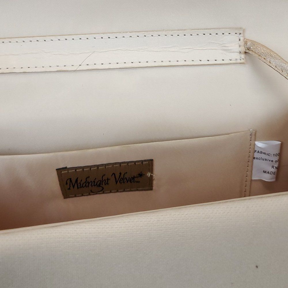 Vintage Midnight Velvet Polyester Crossbody Bag - Picture 9 of 16